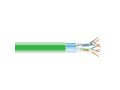 CAT5e 350-MHz Solid Bulk Cable F/UTP CMP Plenum TAA GN 1000FT SPL