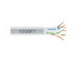 CAT6A 650-MHz Solid Ethernet Bulk Cable - Unshielded (UTP), CMP Plenum, Gray, 1000-ft. (304.8-m) Spool