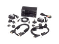 KVM Extender Kit over CATx - Dual-Monitor, DVI-D, USB 2.0, Audio, Serial, Local Video Out