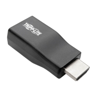 Compact HDMI to VGA Adapter with Audio (M/F), 1920 x 1200 (1080p) @ 60 Hz image