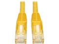 Cat6 Gigabit Snagless Molded Patch Cable (RJ45 M/M) - Yellow, 7-ft.