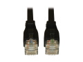 Augmented Cat6 (Cat6a) Snagless 10G Certified Patch Cable, (RJ45 M/M) - Black, 5-ft.