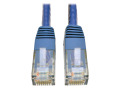 Premium Cat5/5e/6 Gigabit Molded Patch Cable, 24 AWG, 550 MHz/1 Gbps (RJ45 M/M), Blue, 75 ft.