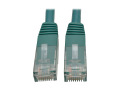 Premium Cat5/5e/6 Gigabit Molded Patch Cable, 24 AWG, 550 MHz/1 Gbps (RJ45 M/M), Green, 2 ft.