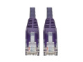 Cat6 Gigabit Snagless Molded UTP Patch Cable (RJ45 M/M), Purple, 1 ft.