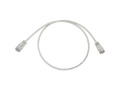 Cat6a 10G Snagless Molded Slim UTP Ethernet Cable (RJ45 M/M), PoE, White, 2 ft. (0.6 m)