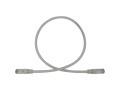 Cat6a 10G Snagless Molded UTP Ethernet Cable (RJ45 M/M), PoE, White, 3 ft. (0.9 m)