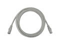 Cat6a 10G Snagless Molded UTP Ethernet Cable (RJ45 M/M), PoE, White, 10 ft. (3.1 m)