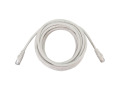 Cat6a 10G Snagless Molded UTP Ethernet Cable (RJ45 M/M), PoE, White, 20 ft. (6.1 m)