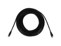Cat6a 10G Snagless Molded UTP Ethernet Cable (RJ45 M/M), PoE, Black, 50 ft. (15.2 m)