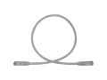 Cat6a 10G Snagless Molded UTP Ethernet Cable (RJ45 M/M), PoE, White, 2 ft. (0.6 m)