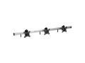 Triple Flat-Panel Rail Wall Mount for 10 to 15 TVs and Monitors