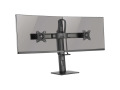 Safe-IT Precision-Placement Desktop Mount with Antimicrobial Tape for 17 to 27 inch Displays