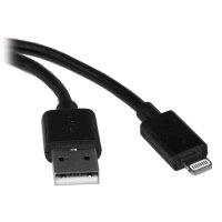 USB Sync / Charge Cable with Lightning Connector - Black , 3-ft. (1M) image