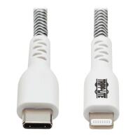 Heavy-Duty USB-C Sync/Charge Cable with Lightning Connector - M/M, USB 2.0, 6 ft (1.8 m) image