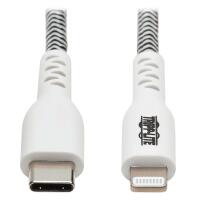 Heavy-Duty USB-C Sync/Charge Cable with C94 Lightning Connector - M/M, USB 2.0, 10 ft (3 m) image