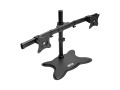 Dual-Monitor Desktop Mount Stand for 13" to 27" Flat-Screen Displays