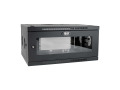 SmartRack 6U Low-Profile Switch-Depth-Plus Wall-Mount Rack Enclosure Cabinet, Wide, Acrylic Window