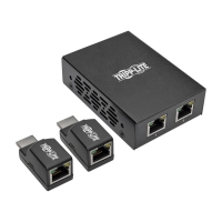 2-Port HDMI over Cat5/Cat6 Extender Kit, Power over Cable, Box-Style Transmitter, 2 Mini Receivers, 1080p @ 60 Hz, TAA image