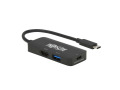 USB-C Multiport Adapter - HDMI 4K at 60 Hz, 4:4:4, HDR, USB-A, USB-C PD 3.0 Charging (100W), Black