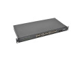 24-Port 10/100/1000 Mbps 1U Rack-Mount/Desktop Gigabit Ethernet Unmanaged Switch, 2 Gigabit SFP Ports, Metal Housing