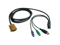 USB/PS2 Combo Cable for NetDirector KVM Switches B020-U08/U16 and KVM B022-U16, 15-ft.