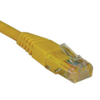 Cat5e 350MHz Snagless Molded Patch Cable (RJ45 M/M) - Yellow, 15-ft. image
