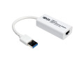 USB 3.0 to Gigabit Ethernet NIC Network Adapter - 10/100/1000 Mbps, White