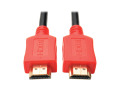 High-Speed HDMI Cable with Digital Video and Audio, Ultra HD 4K x 2K (M/M), Red, 10 ft.