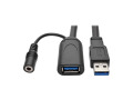 USB 3.0 SuperSpeed Active Extension Repeater Cable (USB-A M/F), 20 m (65 ft.)