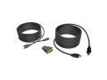 15ft HDMI DVI USB KVM Cable Kit USB A/B Keyboard Video Mouse 15'