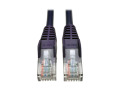 Cat5e 350 MHz Snagless Molded UTP Patch Cable (RJ45 M/M), Purple, 3 ft.