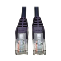 Cat5e 350 MHz Snagless Molded UTP Patch Cable (RJ45 M/M), Purple, 3 ft. image
