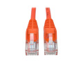 Cat5e 350 MHz Snagless Molded UTP Patch Cable (RJ45 M/M), Orange, 25 ft.