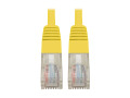 Cat5e 350 MHz Molded UTP Patch Cable (RJ45 M/M), Yellow, 2 ft.