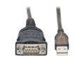 USB to RS485/RS422 FTDI Serial Adapter Cable with COM Retention (USB-A to DB9 M/M), 30 in.