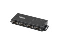 RS-422/RS-485 USB to Serial FTDI Adapter with COM Retention (USB-B to DB9 F/M), 4 Ports