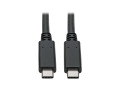 USB-C to USB-C Cable (M/M) - 3.1, 10 Gbps, 5A Rating, USB-IF Certified, Thunderbolt 3, 3 ft.