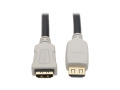 High-Speed HDMI 2.0b Extension Cable, Gripping Connector - 4K Ethernet, 60Hz, 4:4:4, M/F, 3ft