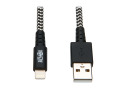 Heavy-Duty USB Sync/Charge Cable with Lightning Connector, 10 ft. (3 m)