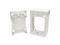 Single-Gang Surface-Mount Junction Box, White, TAA