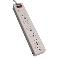 Protect It! 6-Outlet Surge Protector, 6-ft. cord, 900 Joules, Diagnostic LED image