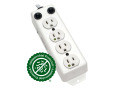 For Patient-Care Vicinity  UL 1363A Medical-Grade Power Strip, 4 15A Hospital-Grade Outlets, Safety Covers, 7 ft. Cord
