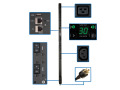 5/5.8kW Single-Phase Switched PDU with LX Platform Interface, 208/240V Outlets (20 C13  4 C19), L6-30P, 0U, TAA