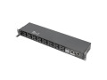 1.9kW Single-Phase Switched PDU, LX Platform Interface, 120V Outlets (8 5-15/20R), NEMA L5-20P, 12 ft. Cord, 1U Rack, TAA
