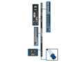 14.5kW 3-Phase Switched PDU, LX Interface, 208/240V Outlets (24 C13/6 C19), LCD, IEC 309 60A Blue, 1.8m/6 ft. Cord, 0U 1.8m/70 in. Height, TAA