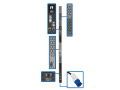 14.5kW 3-Phase Monitored PDU, LX Interface, 208/240V Outlets (42 C13/6 C19), LCD, IEC 309 60A Blue, 3m/10 ft. Cord, 0U 1.8m/70in. Height, TAA