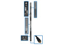 10kW 3-Phase Monitored PDU, LX Interface, 208/240V Outlets (42 C13/6 C19), LCD, NEMA L21-30P, 3m/10 ft. Cord, 0U 1.8m/70 in. Height, TAA