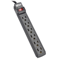 Power It! 6-Outlet Power Strip, 6 ft. Cord, Black Housing image