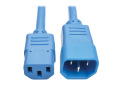 Heavy-Duty C13 to C14 PDU-Style Power Extension Cable - 15A, 100250V, 14 AWG, 6 ft., Blue